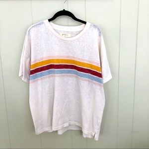 ✨nwot✨ Altar’d State Striped Graphic T-Shirt